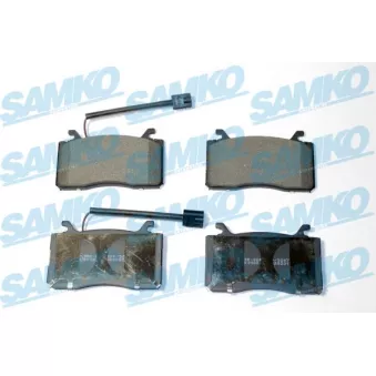 Jeu de 4 plaquettes de frein avant SAMKO OEM 77368321