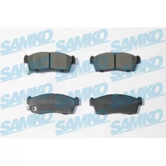 Jeu de 4 plaquettes de frein avant SAMKO OEM 4605A954