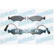 SAMKO 5SP242 - Jeu de 4 plaquettes de frein avant