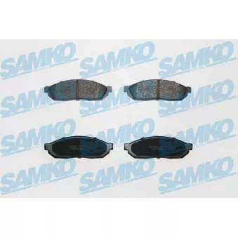 Jeu de 4 plaquettes de frein avant SAMKO OEM GBP264