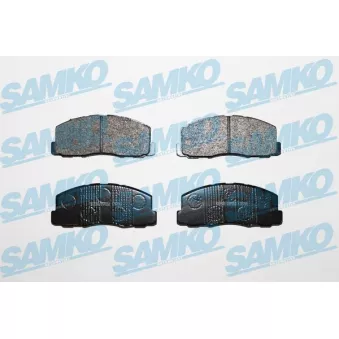 Jeu de 4 plaquettes de frein avant SAMKO OEM MB500399