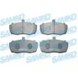 Jeu de 4 plaquettes de frein avant SAMKO [5SP261]