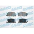 Jeu de 4 plaquettes de frein avant SAMKO [5SP287]