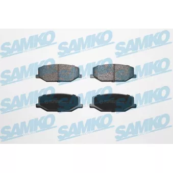 Jeu de 4 plaquettes de frein avant SAMKO OEM 1a123323z