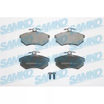 Jeu de 4 plaquettes de frein avant SAMKO 5SP299 pour VOLKSWAGEN PASSAT 1.8 16V - 136cv