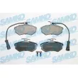 SAMKO 5SP300 - Jeu de 4 plaquettes de frein avant