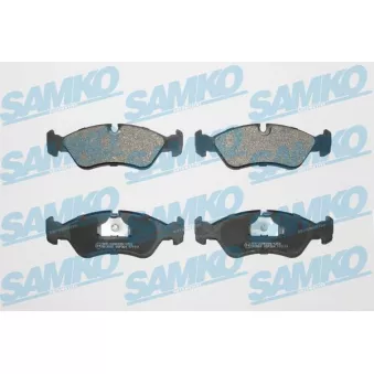 Jeu de 4 plaquettes de frein avant SAMKO 5SP304 pour SUBARU JUSTY 2.0 i - 129cv