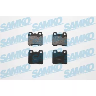 Jeu de 4 plaquettes de frein arrière SAMKO 5SP317 pour SAAB 900 2.0 i - 133cv