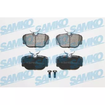Jeu de 4 plaquettes de frein avant SAMKO OEM 34111156898