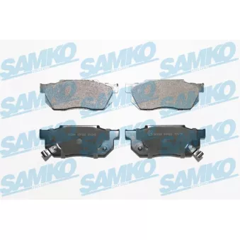 Jeu de 4 plaquettes de frein avant SAMKO OEM 45022SR3910