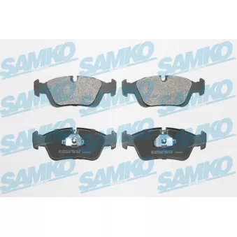 Jeu de 4 plaquettes de frein avant SAMKO 5SP331 pour BMW Z3 2.8 - 192cv