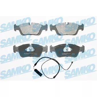 Jeu de 4 plaquettes de frein avant SAMKO 5SP331A pour BMW Z3 2.8 - 192cv