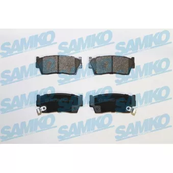 Jeu de 4 plaquettes de frein avant SAMKO 5SP342 pour SUZUKI VITARA 1.6 - 80cv