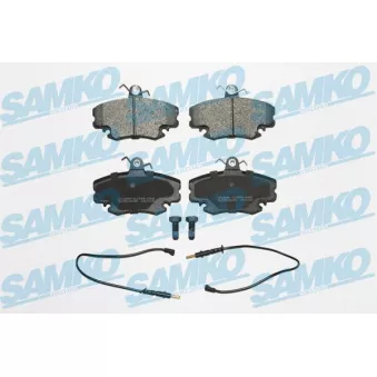 Jeu de 4 plaquettes de frein avant SAMKO OEM 7701203775