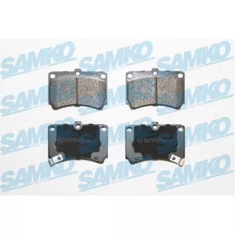 Jeu de 4 plaquettes de frein avant SAMKO OEM B4Y53323Z