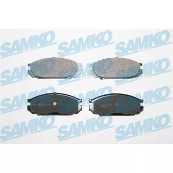 Jeu de 4 plaquettes de frein arrière SAMKO OEM 4406020J85