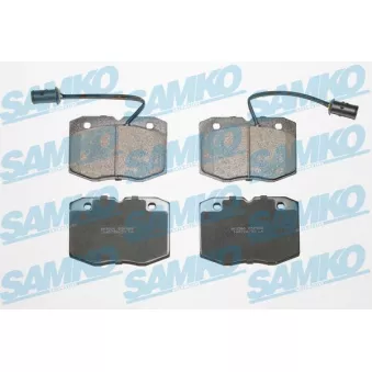 SAMKO 5SP388 - Jeu de 4 plaquettes de frein avant