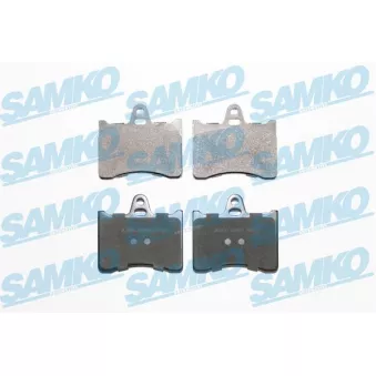 SAMKO 5SP391 - Jeu de 4 plaquettes de frein arrière