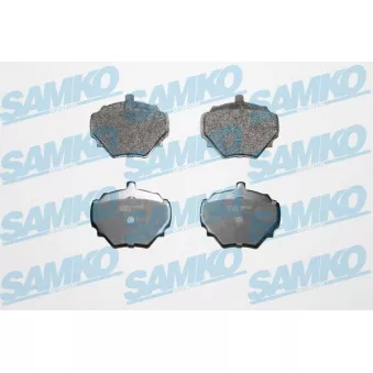 Jeu de 4 plaquettes de frein arrière SAMKO OEM stc1274
