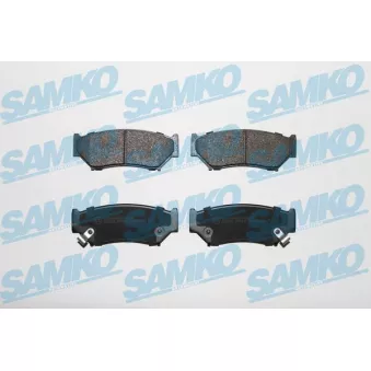Jeu de 4 plaquettes de frein avant SAMKO OEM 5520056870