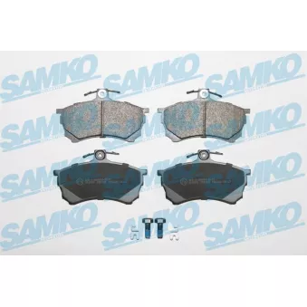 Jeu de 4 plaquettes de frein avant SAMKO OEM x3511004