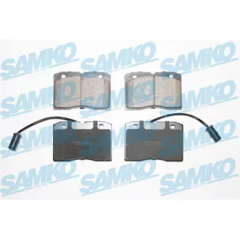 Jeu de 4 plaquettes de frein avant SAMKO 5SP425 pour RENAULT EXPRESS A 40-10 103cv