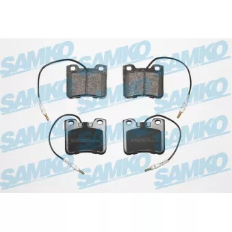 SAMKO 5SP444 - Jeu de 4 plaquettes de frein avant
