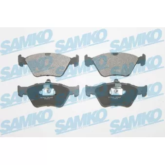 Jeu de 4 plaquettes de frein avant SAMKO OEM 4467049