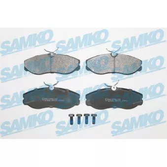 Jeu de 4 plaquettes de frein avant SAMKO OEM 410600f025