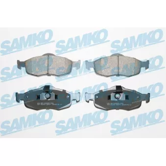 Jeu de 4 plaquettes de frein avant SAMKO OEM 97BG2K021BA