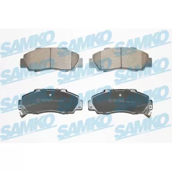 Jeu de 4 plaquettes de frein avant SAMKO 5SP472 pour HONDA NSX 3.0 24V VTEC Automatic - 256cv