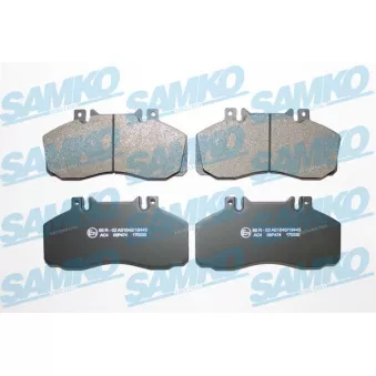 Jeu de 4 plaquettes de frein SAMKO OEM 1906999