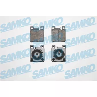 Jeu de 4 plaquettes de frein arrière SAMKO 5SP477 pour MERCEDES-BENZ CLASSE E E 280 T - 204cv