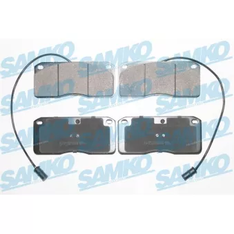 SAMKO 5SP500 - Jeu de 4 plaquettes de frein