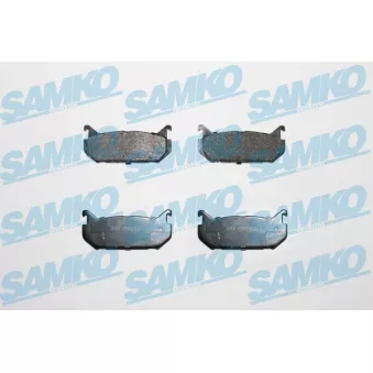 Jeu de 4 plaquettes de frein arrière SAMKO OEM G5Y62643ZA