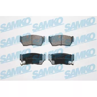 Jeu de 4 plaquettes de frein avant SAMKO OEM ay040ns835