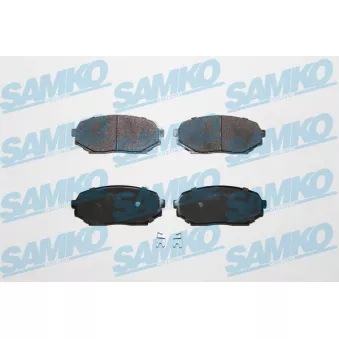 Jeu de 4 plaquettes de frein avant SAMKO OEM NAZ03328Z