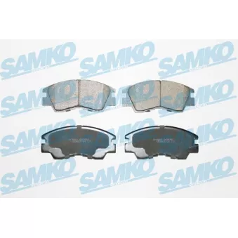 Jeu de 4 plaquettes de frein avant SAMKO OEM MB500815