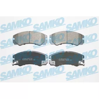 Jeu de 4 plaquettes de frein avant SAMKO OEM 8971805251