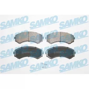 Jeu de 4 plaquettes de frein avant SAMKO OEM MZ690177