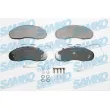 Jeu de 4 plaquettes de frein avant SAMKO [5SP580]