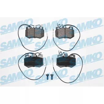 Jeu de 4 plaquettes de frein avant SAMKO OEM 95659353