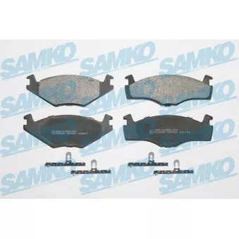 Jeu de 4 plaquettes de frein avant SAMKO OEM 867698151