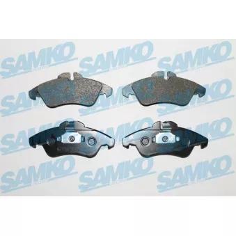 Jeu de 4 plaquettes de frein avant SAMKO 5SP608 pour MERCEDES-BENZ SPRINTER 308 D 2.3 - 82cv