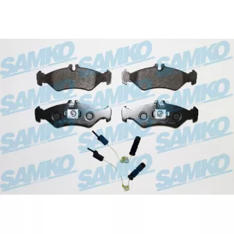 Jeu de 4 plaquettes de frein arrière SAMKO OEM 0024203820
