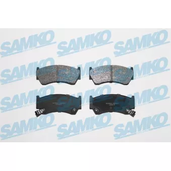Jeu de 4 plaquettes de frein avant SAMKO OEM 410601N090