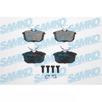 Jeu de 4 plaquettes de frein arrière SAMKO OEM 30620770