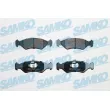 SAMKO 5SP625 - Jeu de 4 plaquettes de frein avant
