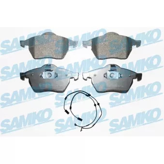 SAMKO 5SP635A - Jeu de 4 plaquettes de frein avant