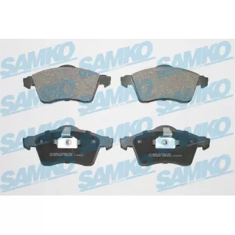 Jeu de 4 plaquettes de frein avant SAMKO OEM 7D0698151E